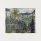 Tenture Renoir - Claude Monet Peinture dans son jardin (Devant (Horizontal))