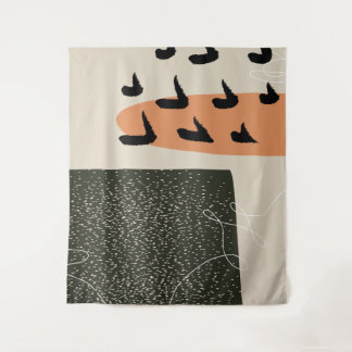 Tenture Rentrer à la maison #illustration #abstrait