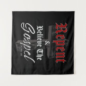 Tenture Repentez-vous et croyez l'Évangile : Graphique de  (Devant (Horizontal))