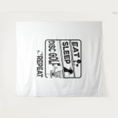 Tenture Répéter le sommeil du disque Golf (Devant (Horizontal))