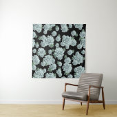 Tenture Répétez l'impression sur le noir (En situation (horizontale))