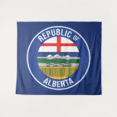 Tenture République de l'Alberta WEXIT (Devant (Horizontal))