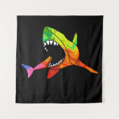Tenture Requin coloré (Devant)