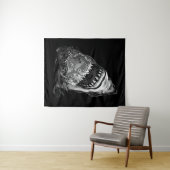 Tenture Requin effrayant (En situation (horizontale))