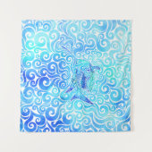 Tenture Requin tourbillonnant (Devant (Horizontal))