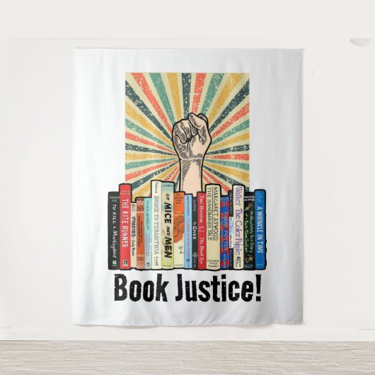 Tenture Réservez Justice ! (Devant)