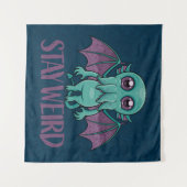 Tenture Reste un monstre Cthulhu mignon (Devant (Horizontal))