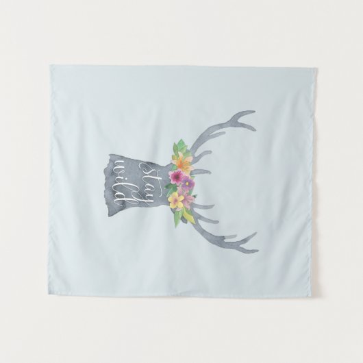 Tenture Restez à l'abri (Devant (Horizontal))