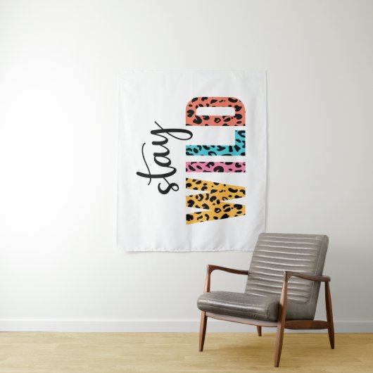 Tenture Restez à l'abri (En situation)