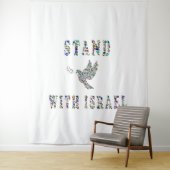 Tenture Restez avec Israël (En situation)