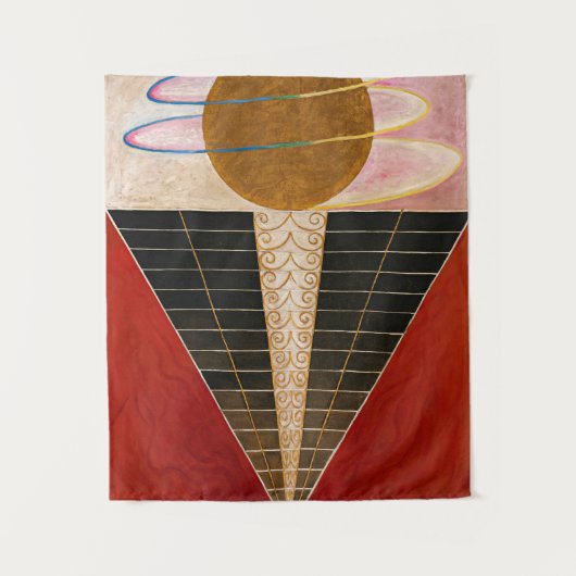 Tenture Retable, Groupe X, No.2 par Hilma af Klint (Devant)