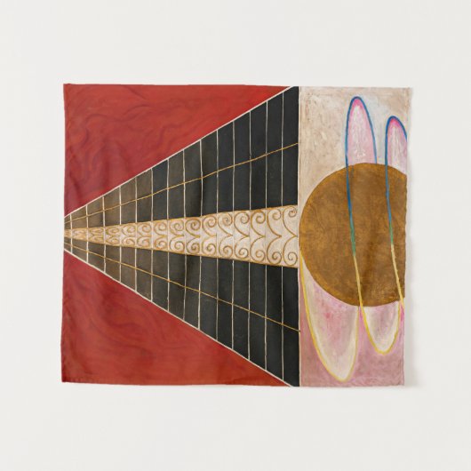 Tenture Retable, Groupe X, No.2 par Hilma af Klint (Devant (Horizontal))