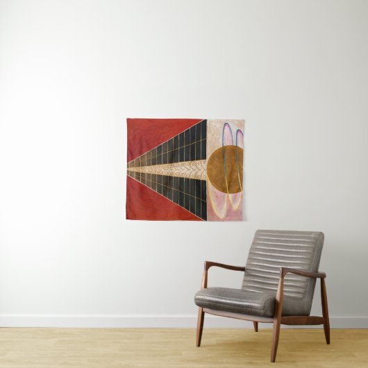Tenture Retable, Groupe X, No.2 par Hilma af Klint (En situation (horizontale))