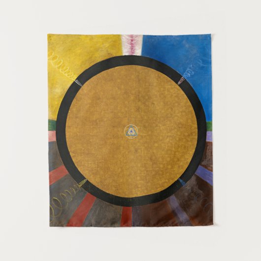 Tenture Retable, Groupe X, No 3 par Hilma af Klint (Devant)