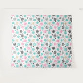 Tenture Retour aux flocons de neige - arrière-plan (Devant (Horizontal))