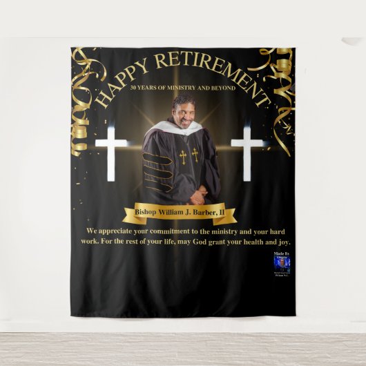 Tenture Retraite du pasteur (Devant)