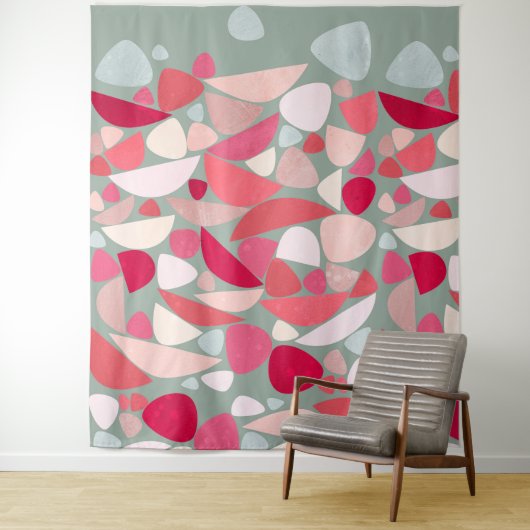 Tenture Rétro Abstrait (En situation)