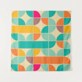 Tenture Retro Abstrait : Design intemporel sans fil. (Devant (Horizontal))