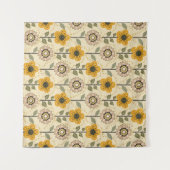 Tenture Retro Bloom Harmony (Devant (Horizontal))