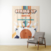 Tenture Retro Bowling anniversaire de enfant Party (En situation)