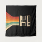 Tenture Retro Camera with Rainbow Print (Devant (Horizontal))