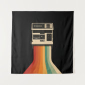 Tenture Retro Camera with Rainbow Print (Devant)