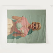 Tenture Retro Chic Tea Party (Devant (Horizontal))