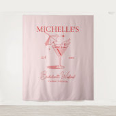 Tenture Retro Cocktail Bachelorette Party (Devant)