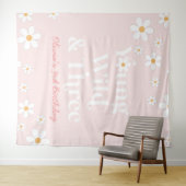 Tenture Retro Daisy Young Wild et Trois Anniversaire (En situation (horizontale))