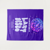 Tenture Retro Disco Super Bachelorette Week-end Bienvenue (Devant (Horizontal))