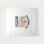 Tenture Retro Enseigner Mes Boos Halloween (Devant (Horizontal))