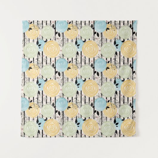 Tenture Rétro, Flower Patch (Devant)