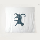 Tenture Retro Funny Denim Patch animal chat T-shirt (Devant (Horizontal))