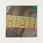 Tenture retro guitar lover gift (Devant (Horizontal))