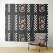 Tenture Retro Halloween Boo Cute (En situation (horizontale))