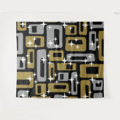 Tenture Retro Mid-Century Moderne Abstrait (Devant (Horizontal))