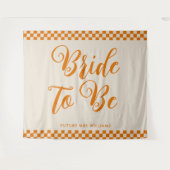 Tenture Retro Mod mariée pour être Fête des mariées Contex (Devant (Horizontal))