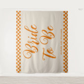 Tenture Retro Mod mariée pour être Fête des mariées Contex (Devant)