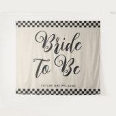 Tenture Retro Mod mariée pour être Fête des mariées Contex (Devant (Horizontal))