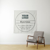 Tenture Retro-Modern Business ou Marque Coordonnées (En situation)