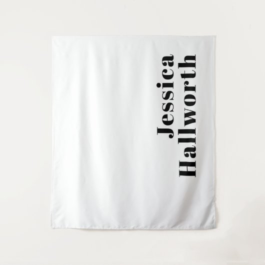 Tenture Rétro Moderne Nom minimum ou Modèle d'entreprise (Devant)