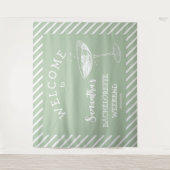 Tenture Retro Moderne verte Bachelorette (Devant)