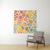 Tenture Retro. Motifs floraux (En situation (horizontale))