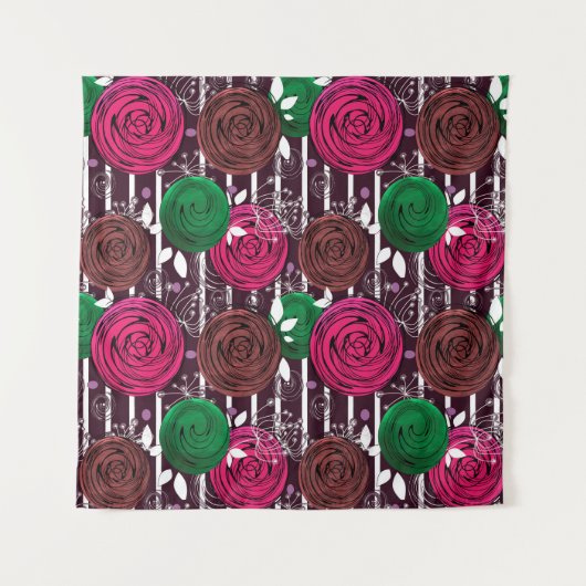 Tenture Rétro, rustique, folk (Devant (Horizontal))