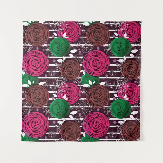 Tenture Rétro, rustique, folk (Devant)