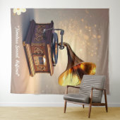 Tenture "Retro Soundwave Revival" (En situation (horizontale))