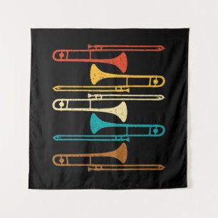 Tenture Retro Trombone - Jazz