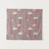 Tenture Rétros Flamants roses (Devant (Horizontal))