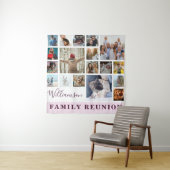 Tenture Retrouvailles familiales 18 Photo Collage (En situation)