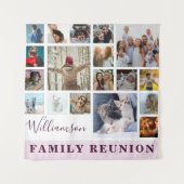 Tenture Retrouvailles familiales 18 Photo Collage (Devant)
